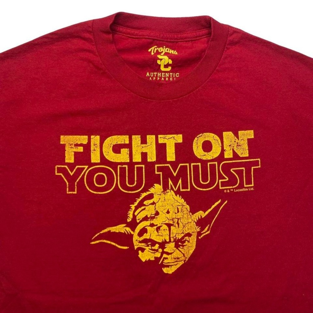 USC Trojans college x Star Wars Yoda shirt
